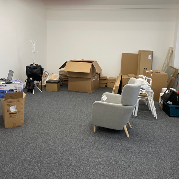 Slowly but surely, one IKEA furniture at a time, the ESBE Ltd office grew into a full office_600x600.jpg
