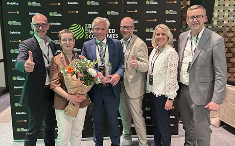SECHS MAL IN FOLGE - SWEDEN'S BEST MANAGED COMPANIES!