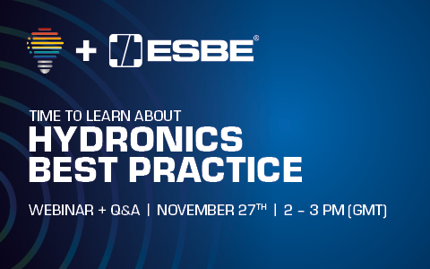 WEBINAR : ESBE TEAMS UP WITH MARIO DODIĆ!